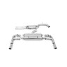 Audi RS3 8V - 80MM Resonated (Quieter) Cat-Back Exhaust System with Cerakote Black Trims