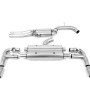 Audi RS3 8V - 80MM Resonated (Quieter) Cat-Back Exhaust System with Burnt Titanium Trims