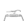 Audi RS3 8V - 80MM Non-Resonated (Louder) Cat-Back Exhaust System with Burnt Titanium Trims