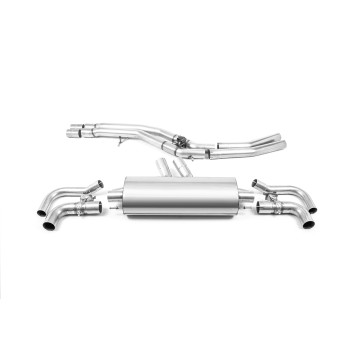 Audi RSQ8 - Front Pipe Back Exhaust - Uses OE Trims