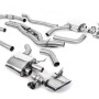 Audi RS6/RS7 C8 - Non Resonated Cat Back System (Twin 80mm) with Polished Oval Trims - Louder - (No Cutting Required - Flanged To OE Downpipes)