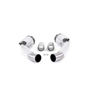 Audi RS6/RS7 C8 & S8 D5 - Large Bore Downpipes & De-Cat (For OE System)