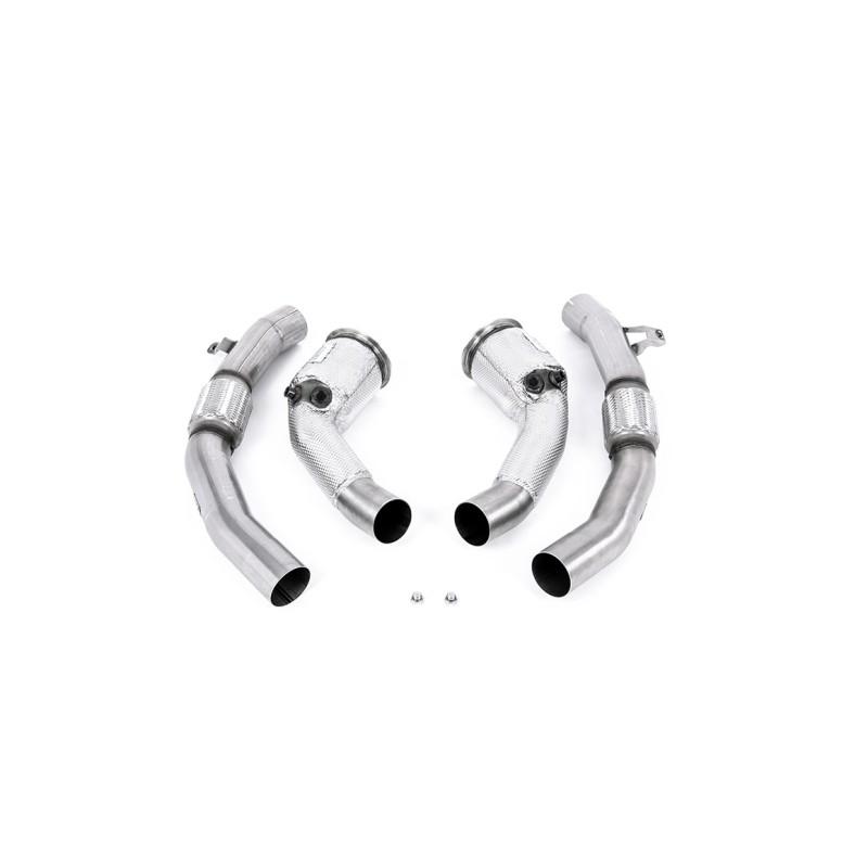 Audi RS6/RS7 C8 & S8 D5 - Large Bore Downpipe & Hi Flow Sports Cat (For Milltek System)