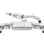 Audi S3 8Y Sportback GPF models - 80mm Resonated Cat-Back Exhaust System with Polished Trims - EC Approved