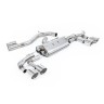 Audi S3 8Y Sportback GPF models - 80mm Non-Resonated (Louder) Cat-Back Exhaust System with Polished Trims