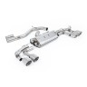 Audi S3 8Y Sportback GPF models - 80mm Non-Resonated (Louder) Cat-Back Exhaust System with Titanium Trims