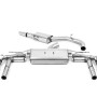 Audi S3 8Y GPF models - 80mm Resonated Cat-Back Exhaust System with Polished Trims