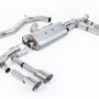 Audi S3 8Y - Part-Resonated Cat-Back Exhaust System with GT-115 Polished Tips