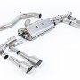 Audi S3 8Y - Part-Resonated Cat-Back Exhaust System with GT-115 Brushed Titanium Tips