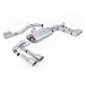Audi S3 8Y - Part-Resonated Cat-Back Exhaust System with GT-115 Brushed Titanium Tips