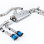 Audi S3 8Y - Part-Resonated Cat-Back Exhaust System with Burnt Titanium Trims