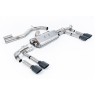 Audi S3 8Y - Part-Resonated Cat-Back Exhaust System with Cerakote Black Oval Trims