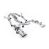 Audi S8 D5 V8 - Resonated (Quieter) OPF-Back Exhaust System with GT-115 Polished Trims