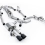 Audi S8 D5 V8 - Resonated (Quieter) OPF-Back Exhaust System with GT-115 Cerakote Black Trims