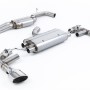 Audi TTRS MK3 Quattro - 80mm Resonated (Quieter) Cat-Back Exhaust System with Polished Trims