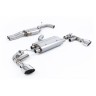 Audi TTRS MK3 Quattro - 80mm Resonated (Quieter) Cat-Back Exhaust System with Polished Trims