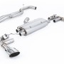 Audi TTRS MK3 Quattro - 80mm Non-Resonated Cat-Back Exhaust System with Polished Trims