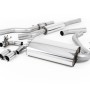 BMW 4 Series F32 428i Manual - Resonated (Quieter) Cat-Back Exhaust System with Polished Trims
