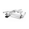 Resonated (Quieter) Cat-Back Exhaust System with Cerakote Black Trims