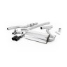 BMW 4 Series F32 428i Manual - Non-Resonated (Louder) Cat-Back Exhaust System Cerakote Black Trims