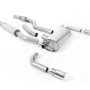 BMW 4 Series F32 428i Auto - Resonated (Quieter) Cat-Back Exhaust System with Polished Trims (For 435i M Sport Valance)