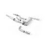 BMW 4 Series F32 428i Auto - Resonated (Quieter) Cat-Back Exhaust System with Polished Trims (For 435i M Sport Valance)