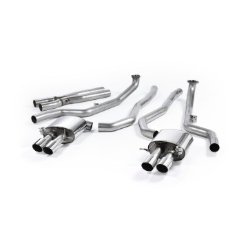 BMW M5 F10 - Cat-Back Exhaust System with Polished Trims