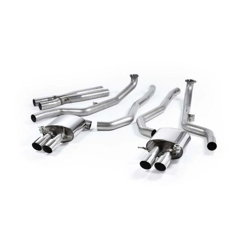 BMW M5 F10 - Cat-Back Exhaust System with Polished Trims