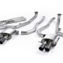 BMW M5 F10 - Cat-Back Exhaust System with Cerakote Black Trims