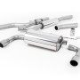 BMW 4 Series F32 428i Manual - Resonated (Quieter) Cat-Back Exhaust System with Titanium Trims (For 435i M Sport Valance)