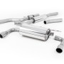 BMW 4 Series F32 428i Auto - Resonated (Quieter) Cat-Back Exhaust System with Titanium Trims (For 435i M Sport Valance)