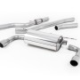 BMW 4 Series F32 428i Auto - Non-Resonated (Quieter) Cat-Back Exhaust System with Titanium Trims (For 435i M Sport Valance)