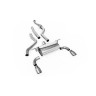 BMW F20/F21 M135i (Non X-Drive) - Cat-Back Exhaust System with Road Rear Silencer & Titanium Tips