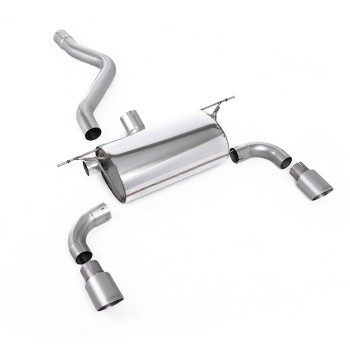 BMW F20/F21 M135i (Non X-Drive) - Road Rear Silencer with Titanium Tips