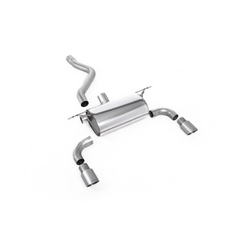 BMW F20/F21 M135i (Non X-Drive) - Road Rear Silencer with Titanium Tips