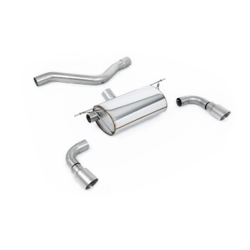 BMW F20/F21 M135i (Non X-Drive) - Rear Silencer for Race System with Titanium Tips