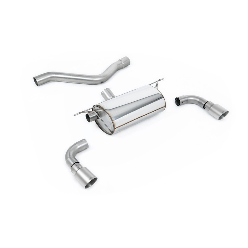 BMW F20/F21 M135i (Non X-Drive) - Rear Silencer for Race System with Titanium Tips