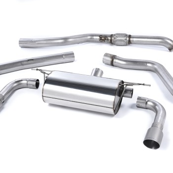 Resonated (Quieter) Cat-Back Exhaust System with Titanium Tips
