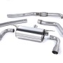 Resonated (Quieter) Cat-Back Exhaust System with Titanium Tips