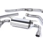 Non-Resonated (Louder) Race Cat-Back Exhaust System with Titanium Tips