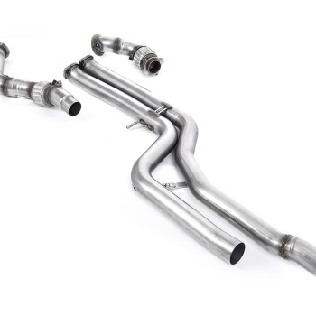 BMW F80 M3/F82 M4 - Large Bore Downpipe with Catalyst Delete (For Milltek Cat-Back)