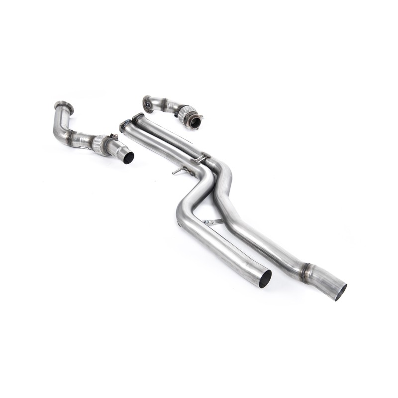 BMW F80 M3/F82 M4 - Large Bore Downpipe with Catalyst Delete (For Milltek Cat-Back)