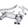 BMW F87 M2 - Cat-Back Exhaust System with Polished GT-90 Trims