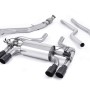 BMW F87 M2 - Cat-Back Exhaust System with Cerakote Black GT-90 Trims