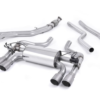 BMW F87 M2 - Cat-Back Exhaust System with Titanium GT-90 Trims