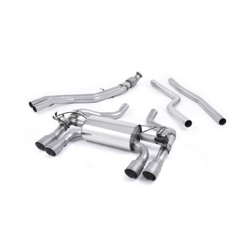 BMW F87 M2 - Cat-Back Exhaust System with Titanium GT-90 Trims