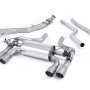 BMW F87 M2 - Cat-Back Exhaust System with Titanium GT-90 Trims