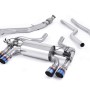 BMW F87 M2 - Cat-Back Exhaust System with Burnt Titanium GT-90 Trims