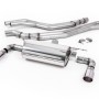 BMW F20/21 M140i (Non OPF) - Resonated (Quieter) Cat-Back Exhaust System with Polished GT-90 Trims