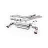 BMW F20/21 M140i (Non OPF) - Resonated (Quieter) Cat-Back Exhaust System with Polished GT-90 Trims